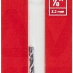 Task T17018 Rotary Drill Bit, 1/8 in Dia, 2-1/4 in OAL, Spiral Flute