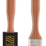 Nour 3881-25N Paint Brush, 1 in W, Angle Brush, 2-1/4 in L Bristle, Nylon/Polyester Bristle, Sash Handle