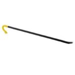STANLEY 55-136 Ripping Bar, 36 in L, Beveled/Slotted Tip, 1-1/4 in Claw Blade Width 1, 1 in Claw Blade Width 2 Tip, HCS