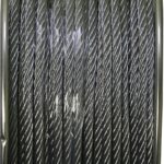 Ben-Mor 82044 Aircraft Cable, 3/16 in Dia, 250 ft L, 4200 lb Working Load, Carbon Steel, Galvanized