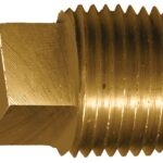 Fairview 109-HP Pipe Plug, 1 in, NPT, Square Head, Bronze Sells in Quantity of 2