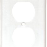 Arrow Hart 2000 Series 2132W-BOX Wallplate, 4-1/2 in L, 2-3/4 in W, 1-Gang, Thermoset, White, High-Gloss Sells in Quantity of 25