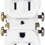 Eaton Wiring Devices 270W Duplex Receptacle, 15 A, 2-Pole, 5-15R, White
