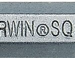 IRWIN 93205 Power Bit, #2 Drive, Square Recess Drive, 1/4 in Shank, Hex Shank, 2 in L, High-Grade S2 Tool Steel