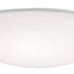 Metalux FM15WRCCR Round Flush Mount Ceiling Light, 120 V, 21.3 W, LED Lamp, 1600 Lumens Lumens, Steel Fixture