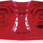 PM V138R Marker Light, Rectangular, 4 in W, 2 in H, 12 V, Incandescent Lamp, Red Lens, Surface