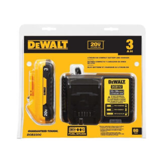 DeWalt DCB230C DCB203 20V Battery & Charger - Black & Yellow
