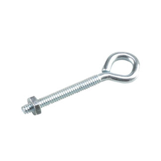 Onward 2104XBC 2-1/2" x 3/16" Steel Eye Bolt with Nut - Zinc