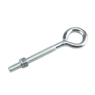 Onward 2118XBC 5" x 3/8" Steel Eye Bolt with Nut - Zinc