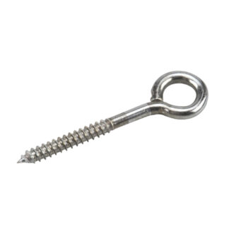Onward 2153XB 4" x 5/16" Steel Eye Bolt with Lag Thread - Zinc