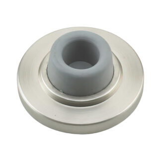 Onward 2205NBV 2-1/2" x 7/8" Metal Concave Wall Mount Door Stop - Brushed Nickel