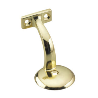 Onward 2281BV 3" Heavy-Duty Metal Handrail Bracket - Brass