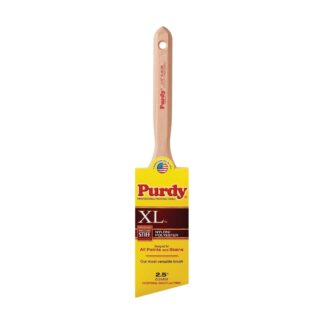 Purdy 152325 2-1/2" XL Glide Medium/Stiff Nylon & Polyester Angled Trim Paint Brush
