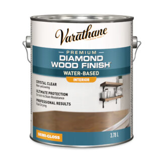 Varathane Y200131 3.78L Diamond Finish Interior Water Base Semi Gloss - Clear