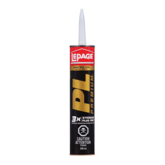 LePage 1403221 295ml PL Premium 3X Stronger Construction Adhesive - Tan