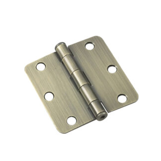 Onward 2820ABB 3" Full Mortise Steel Butt Hinge, 2 Pack - Antique Brass