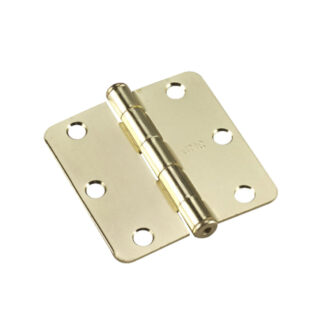 Onward 2820BB 3" Full Mortise Steel Butt Hinge, 2 Pack - Brass