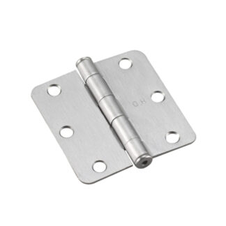 Onward 2820BCB 3" Full Mortise Steel Butt Hinge, 2 Pack - Brushed Chrome