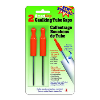 SmartCap SC-101 Caulking Tube Cap, 2 Pack - Orange