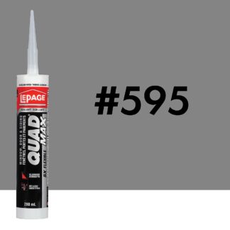 LePage 1869881 280ml Quad Max Window, Door & Siding Sealant - #595, Grey
