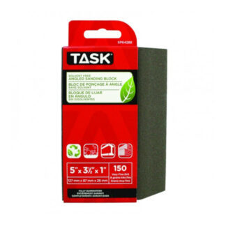 Task SP64288 5" X 3-1/2" 150 Grit Very Fine Eco Series Sanding Block