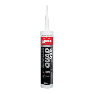 LePage 1869876 280ml Quad Max Window, Door & Siding Sealant - Grey