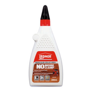 LePage 1982783 200ml No More Clamp Wood Glue - White