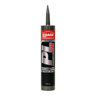 LePage 2292242 266ml PL Premium MAX Strongest Construction Adhesive - Grey