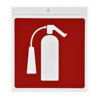 Richelieu 1183184 Aluminum "FIRE EXTINGUISHER" Sign - Red
