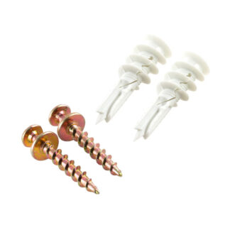 Hangman 47087R 80lb Bear Claw Hanger with Anchor, 2 Pack - Yellow Zinc & White