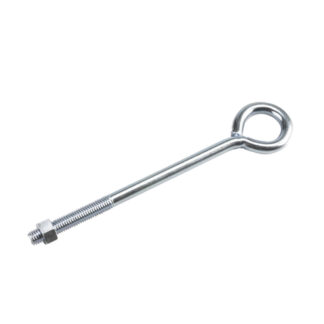 Onward 21295XBC 12" x 1/2" Steel Eye Bolt with Nut - Zinc