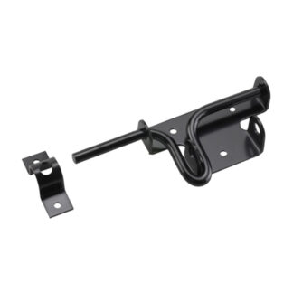 Onward 303FBR 303 Steel Slide-Action Gate Latch - Black
