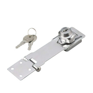 Onward 322CR 4-1/2" Steel Locking Hasp - Chrome
