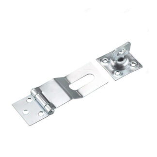 Onward 329XR 4.85" x 1.5" Steel Swivel Staple Safety Hasp - Zinc