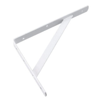 Onward 494W12B 11-3/4" x 8-1/4" 1000lb Heavy-Duty Steel Shelf Bracket - White