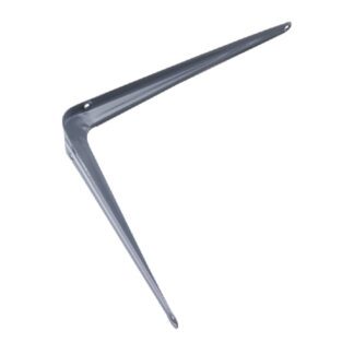 Onward 496GRI12BC 350mm x 298.75mm 35lb Steel Shelf Bracket - Grey