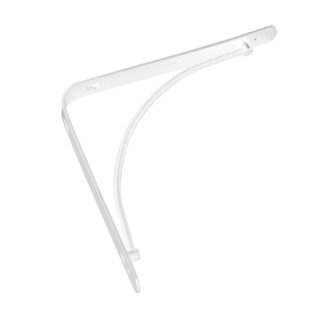 Onward 4971W08BC 25lb 4971 Decorative Steel Shelf Bracket - White