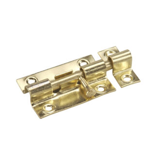 Onward 563BV 2-1/2" Regular-Duty Steel Barrel Bolt - Brass