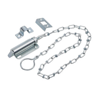 Onward 5701XV 3-1/2" x 28" Steel Chain Bolt - Zinc