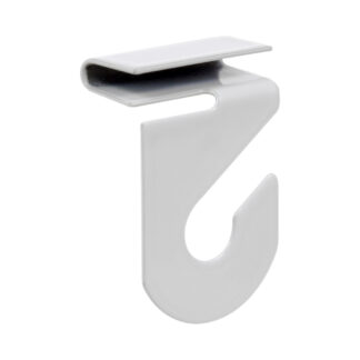 Onward 582WR 10lb Metal T-Bar Ceiling Hook, 2 Pack - White