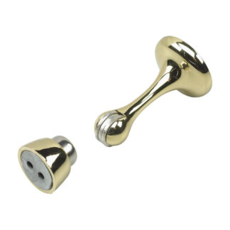 Onward 67BR 3" Magnetic Metal Door Stop - Brass