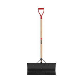 Garant YAP24DR 24" Aluminum Blade Snow Pusher - Black, Red & Hardwood