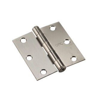 Onward 821ANB 3-1/2" Steel Full Mortise Butt Hinge, 2 Pack - Antique Nickel