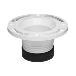 Oatey 43651 4" PVC Closet Flange - White