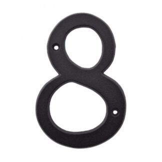 Richelieu 1040456 3" Rustic Number #8 - Black