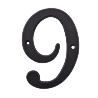 Richelieu 1040464 3" Rustic Number #9 - Black