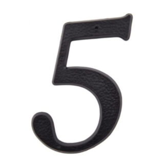 Richelieu 1060058 5" Plastic Number, #5 - Black