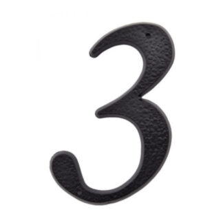 Richelieu 1060023 5" Plastic Number, #3 - Black