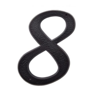 Richelieu 1060082 5" Plastic Number, #8 - Black