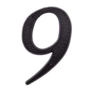 Richelieu 1060090 5" Plastic Number, #9 - Black